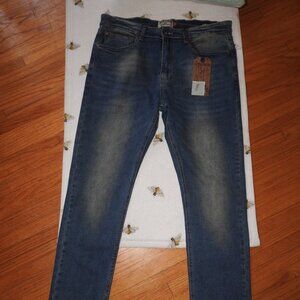 Hudson & Barrow Mens Jeans 36 Slim Stretch New!